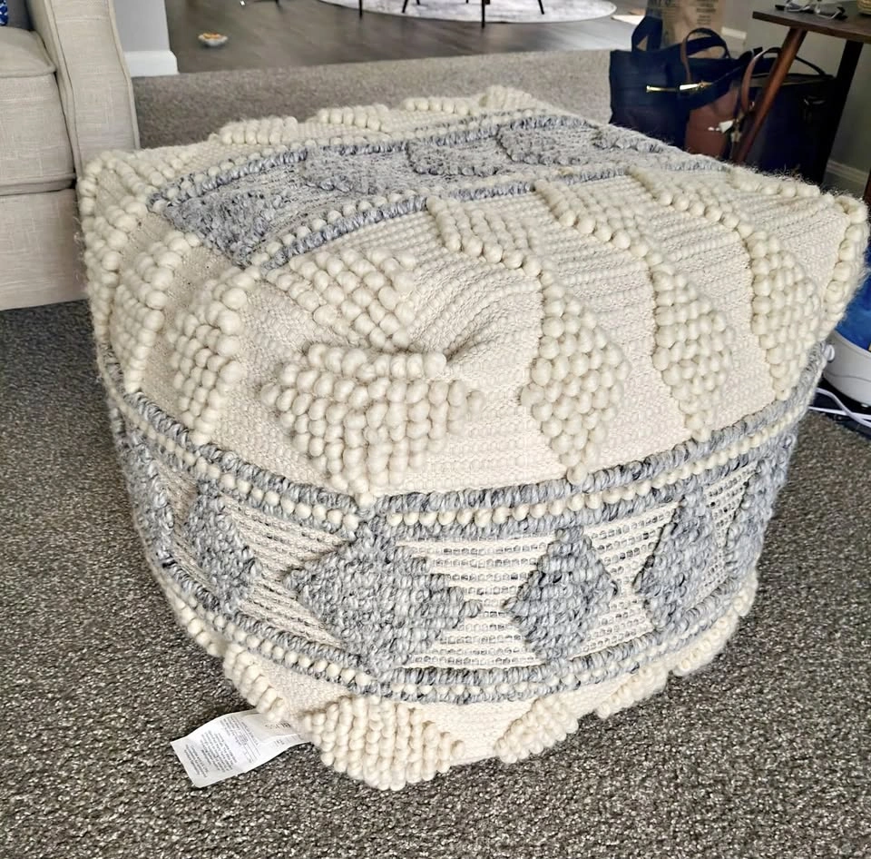 Upholstered Pouf (x2)