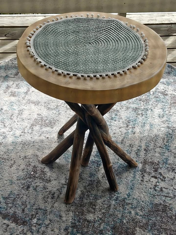Solid Wood End Table