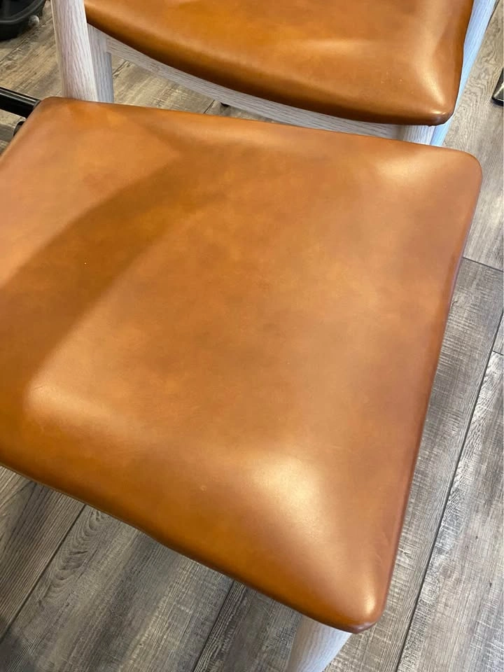 Set of 4 Mid-Century Modern Dining Chairs - Metal Frame - photo 4
