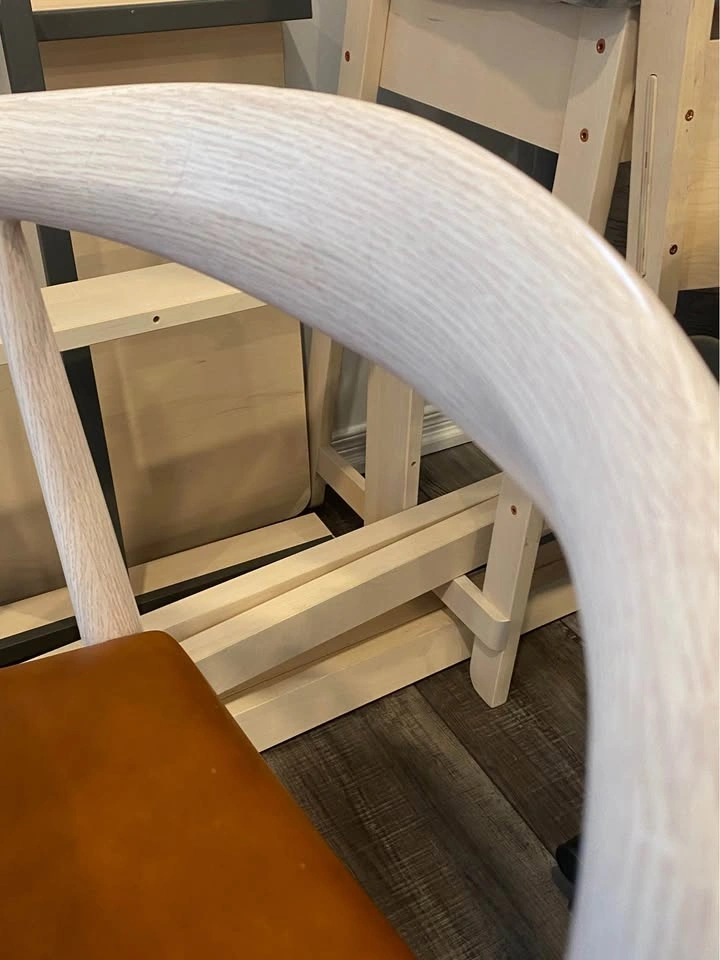 Set of 4 Mid-Century Modern Dining Chairs - Metal Frame - photo 5