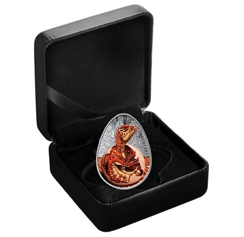 2019 Hatching Hadrosaur Glow-in-the-Dark Silver Coin (RCM) - photo 5