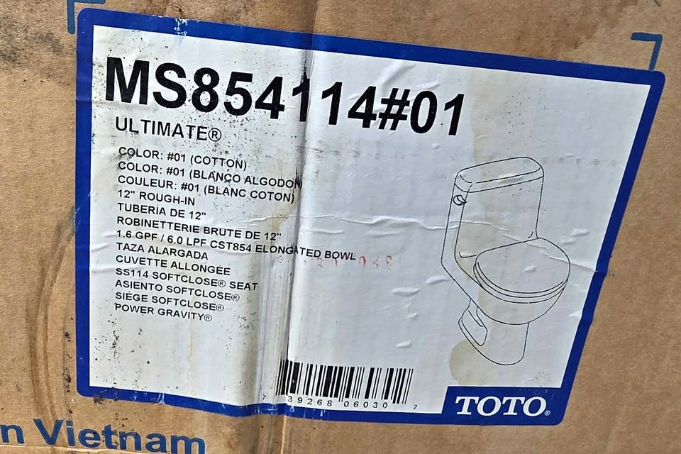 TOTO MS854114#01 Toilet - Brand New Never Installed