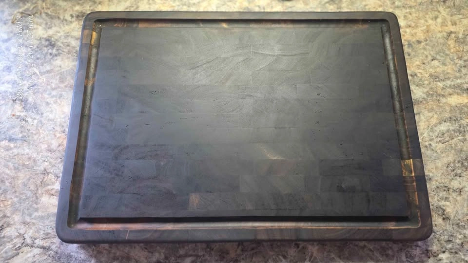 Ebonized Teak End Grain Cutting Board – 14” x 20” - photo 4