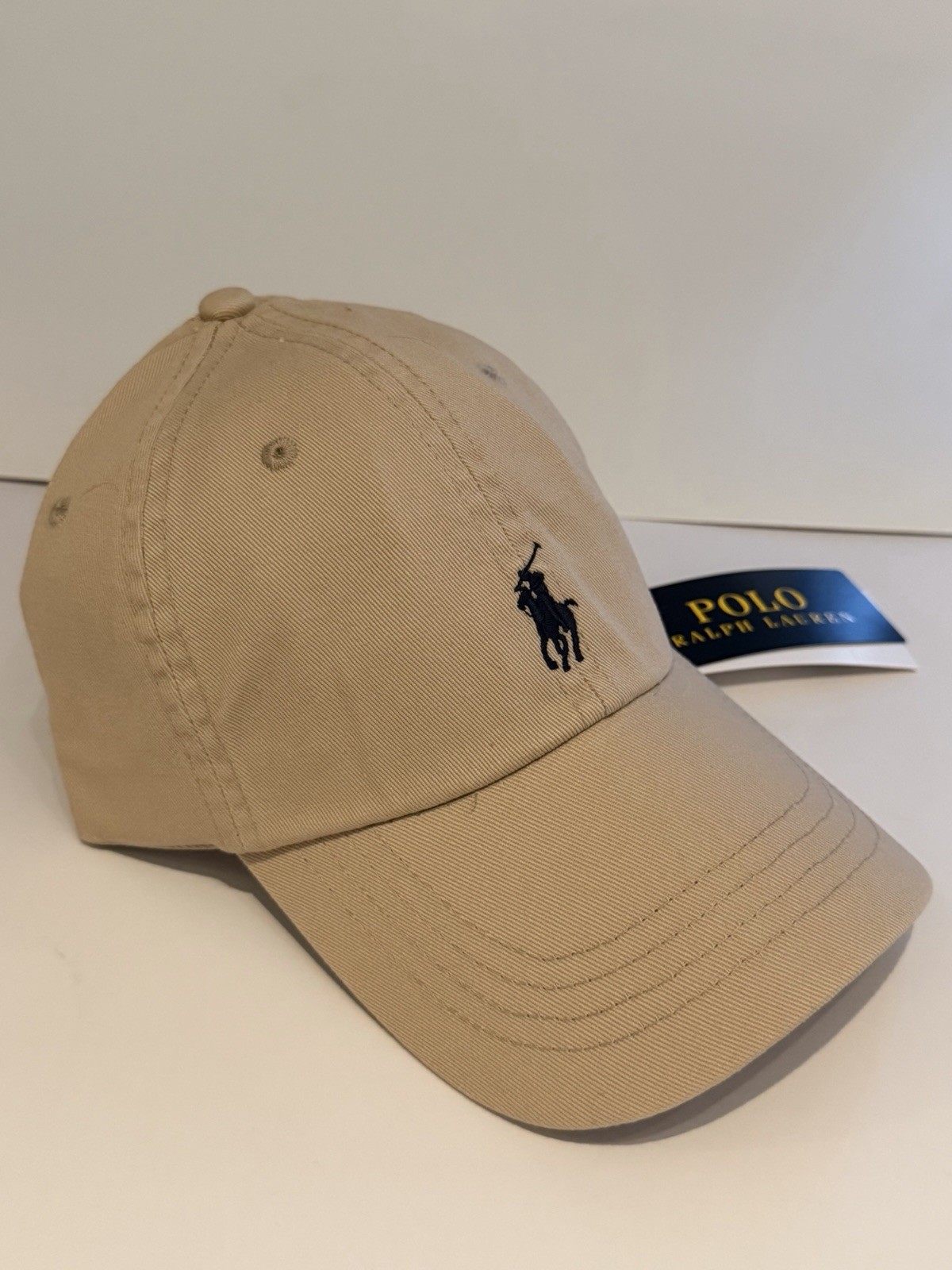 Polo Ralph Lauren Classic Pony Cotton Baseball Cap - Khaki