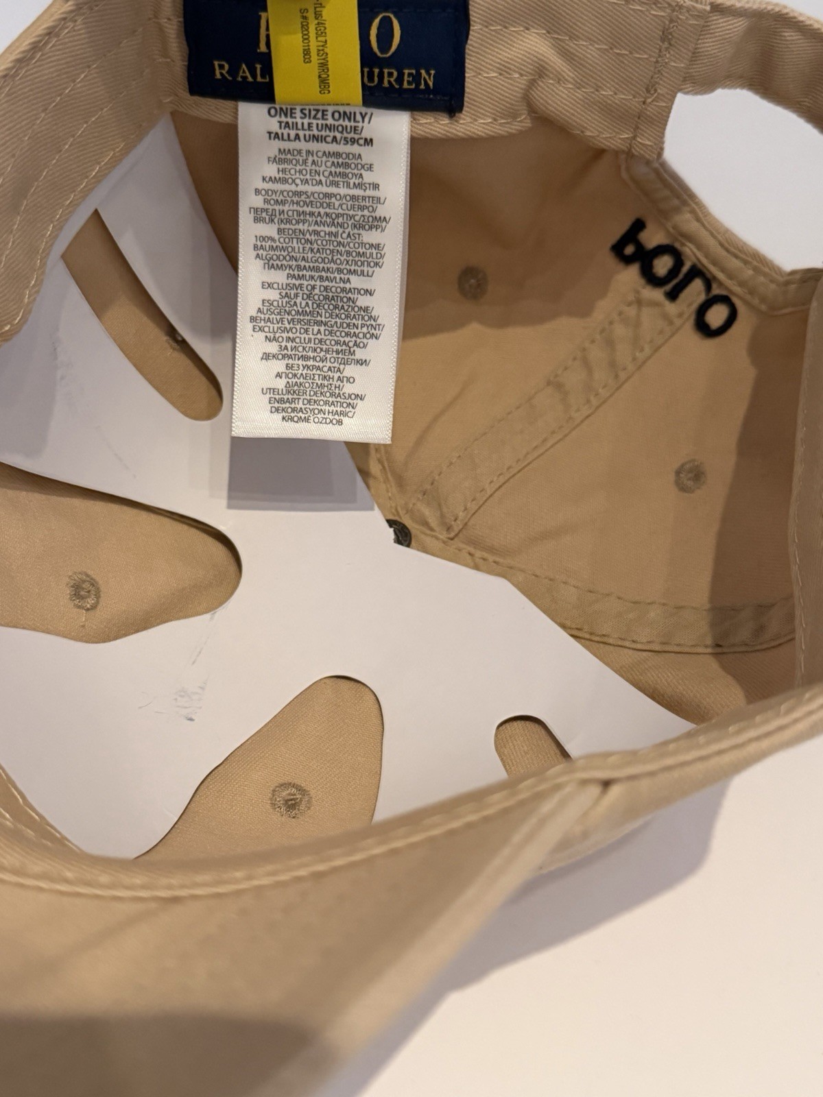 Polo Ralph Lauren Classic Pony Cotton Baseball Cap - Khaki - photo 5