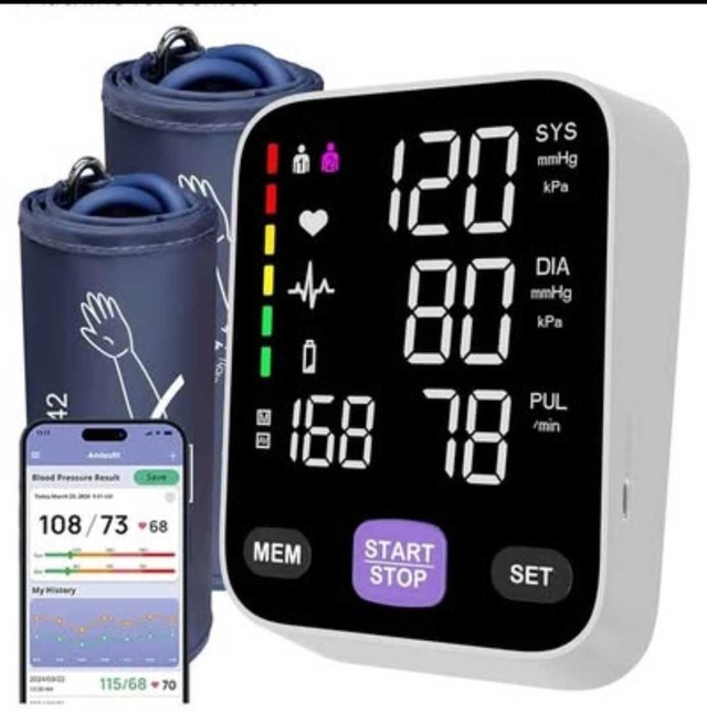 Automatic Bluetooth Blood Pressure Monitor - 17" & 21" XL