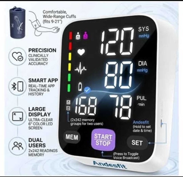 Automatic Bluetooth Blood Pressure Monitor - 17" & 21" XL - photo 4
