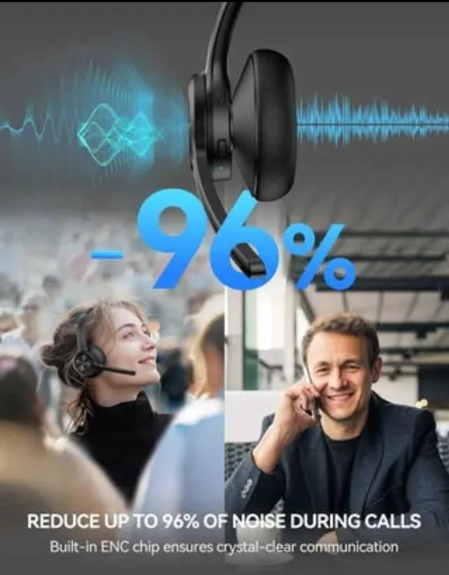 TECKNET Wireless Bluetooth Headset w/ Mic (Pickering) - photo 3