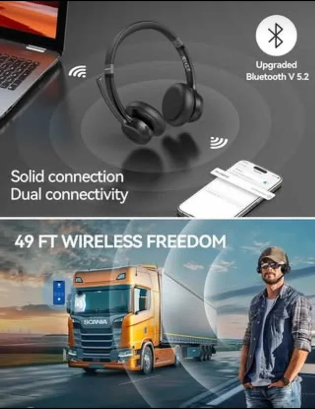 TECKNET Wireless Bluetooth Headset w/ Mic (Pickering) - photo 5