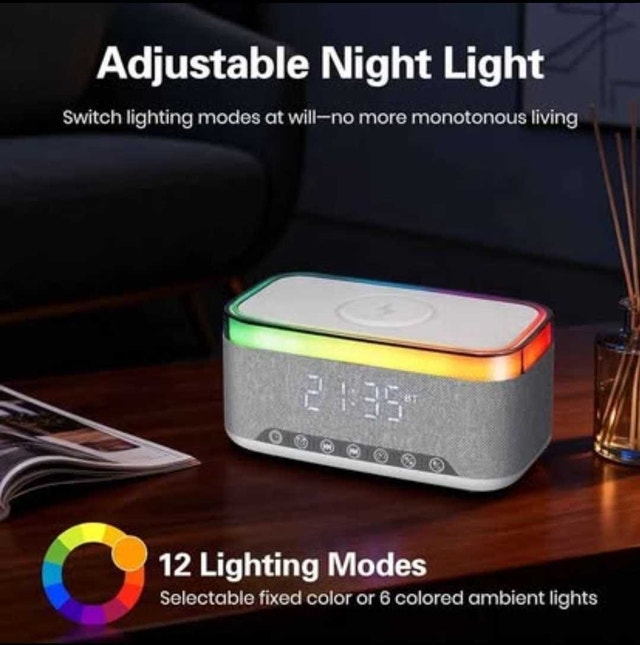 Portable Bluetooth Speaker with 15W Wireless Charging PICKERING - photo 5