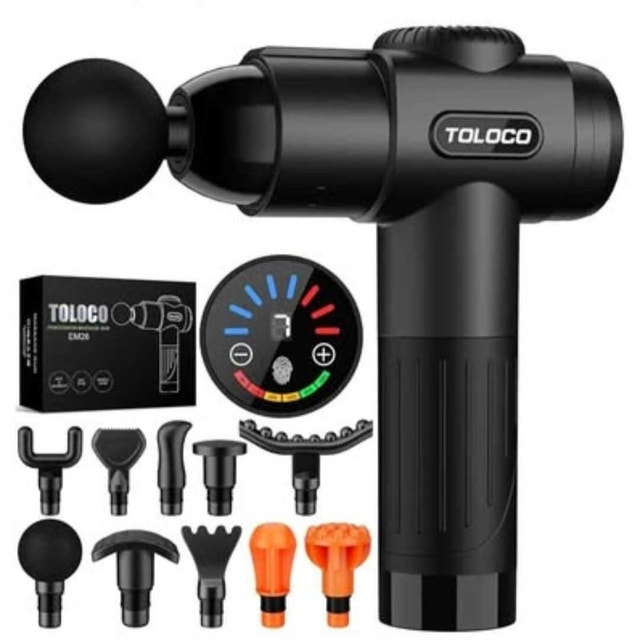 TOLOCO Massage Gun, Deep Tissue Back Massage PICKERING