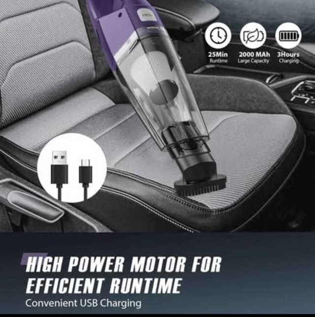Bossdan Handheld Vacuum Cordless Car 8KPA - photo 5