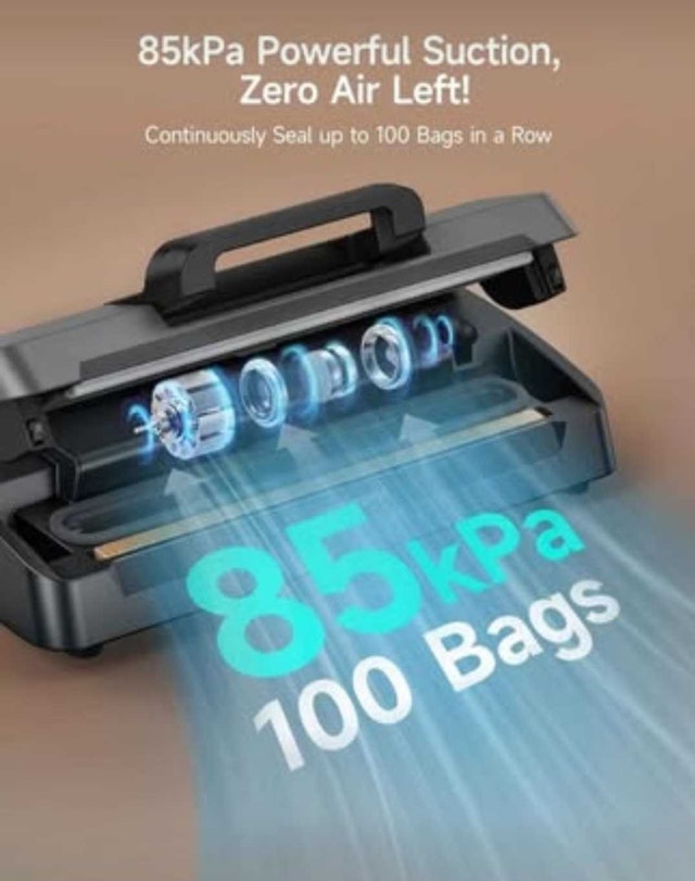 HiCOZY Vacuum Sealer for Food, Powerful Heat Sealer - photo 2