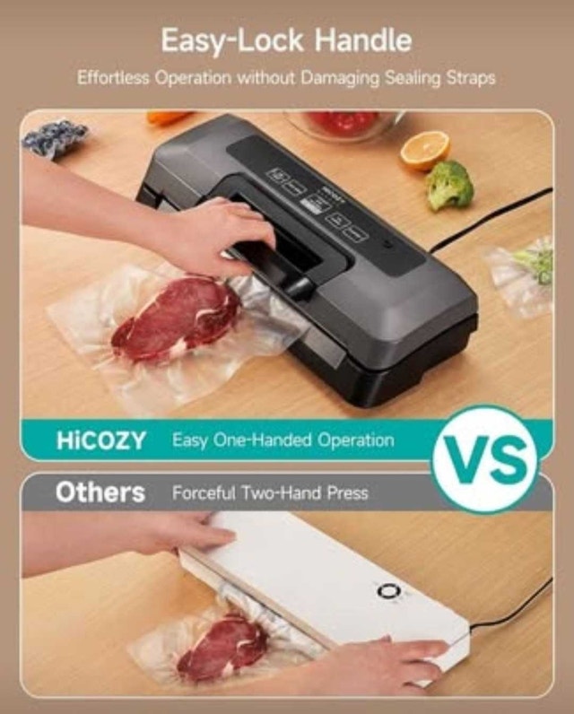 HiCOZY Vacuum Sealer for Food, Powerful Heat Sealer - photo 4