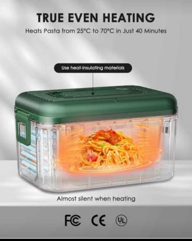 Cordless Electric Lunch Box for Adults, 1.4L - photo 4