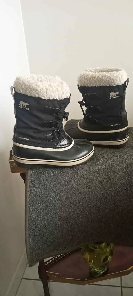 Sorely Yoot Pac Nylon Winter Boot Black