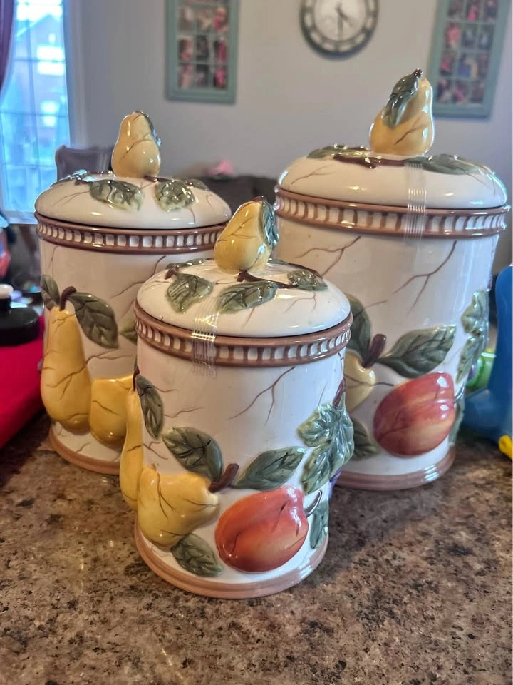 American Atelier Fruit Canisters