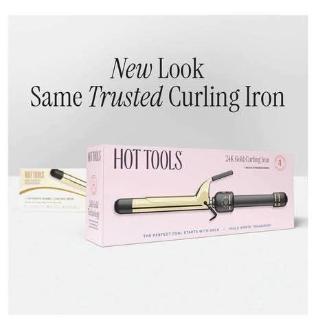 HOT Tools 24K Gold Professional 2" Extended Barrel Curling Iron - photo 2