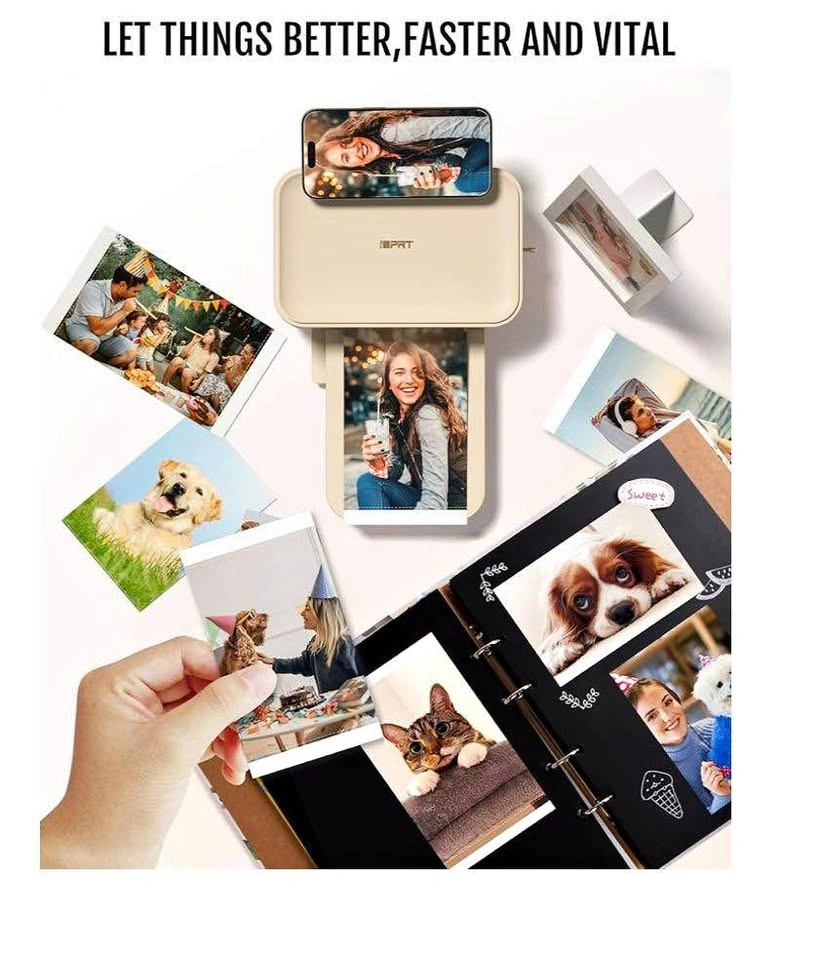 4x6 Photo Printer, CP4100 Mini Photo Printer for iPhone & Androi