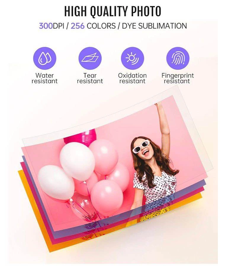 4x6 Photo Printer, CP4100 Mini Photo Printer for iPhone & Androi - photo 4