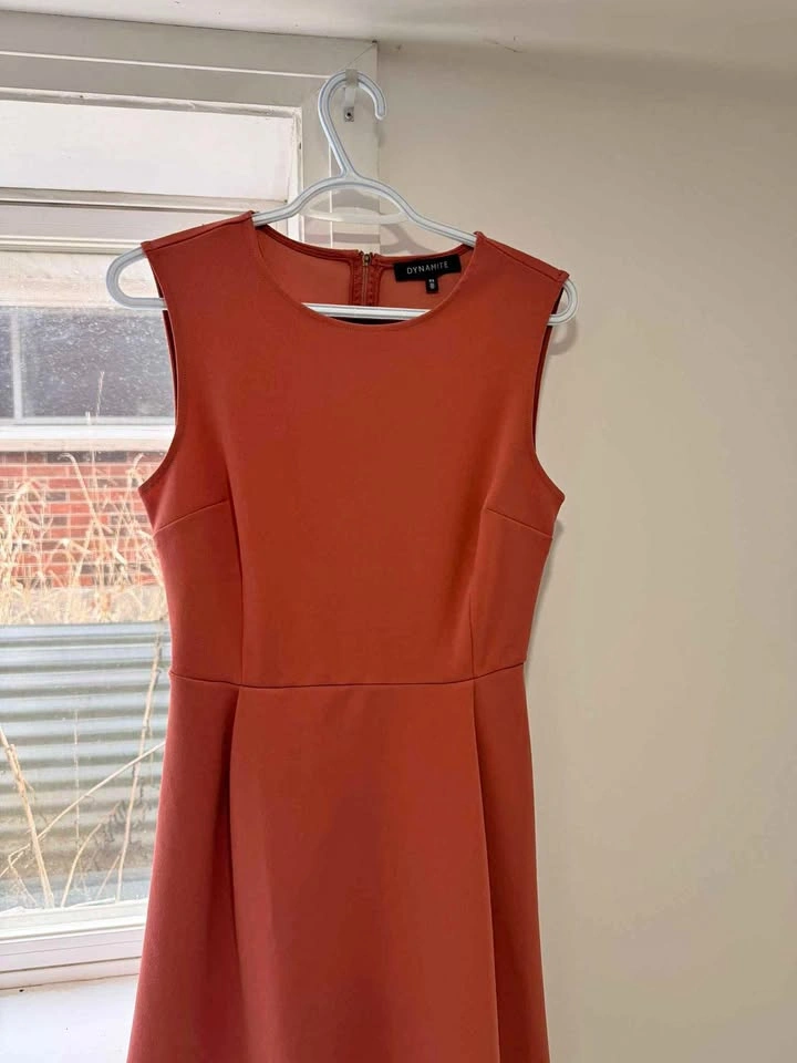 Dynamite Sleeveless Mini Dress - Salmon, Small