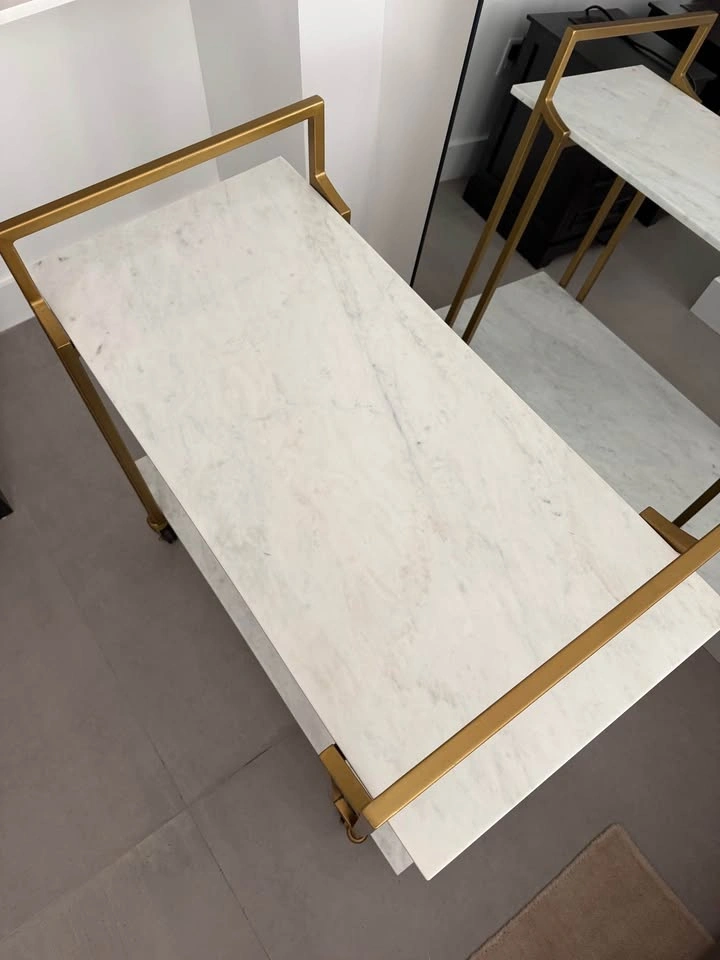 Real Marble Bar Cart - photo 4