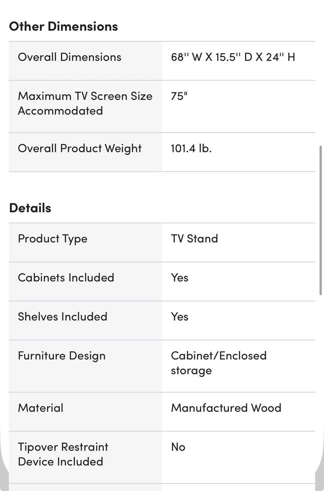 TV Stand - photo 2