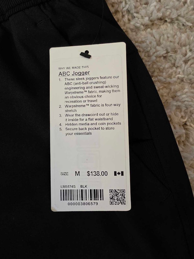 Lululemon ABC Jogger - Medium - photo 2