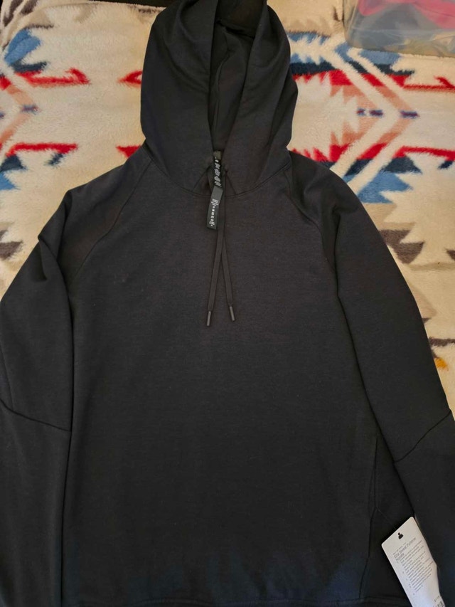 Lululemon City Sweat Pullover Hoodie - Black, Size L