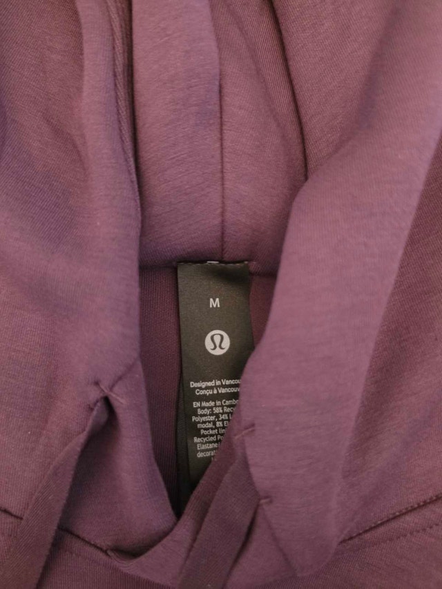 Lululemon Smooth Spacer Pullover Hoodie - Medium - Purple - photo 2