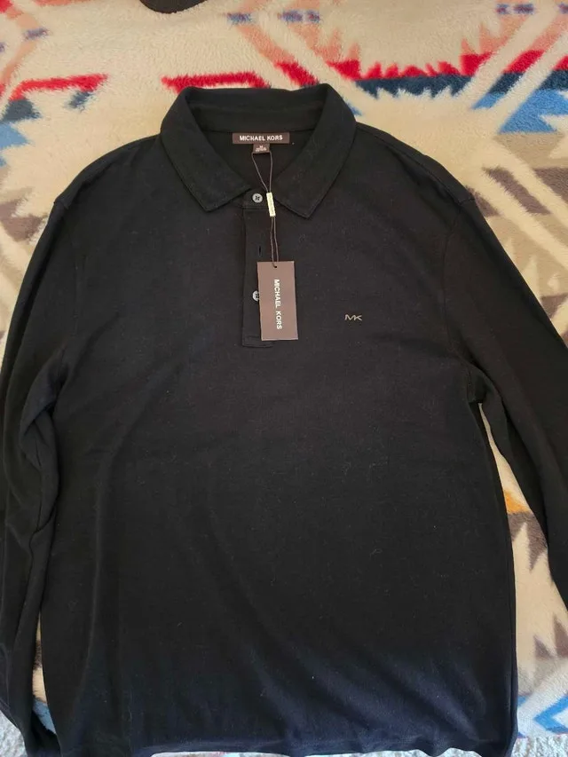 Michael Kors Polo Shirt - Black, Medium, New w/ Tags - photo 2