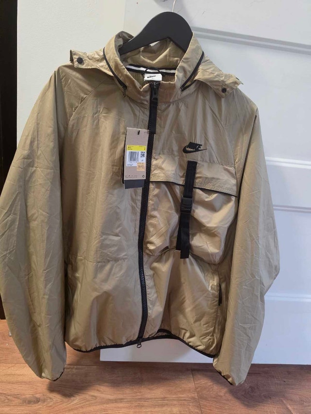 Nike Jacket - Beige, Size Small