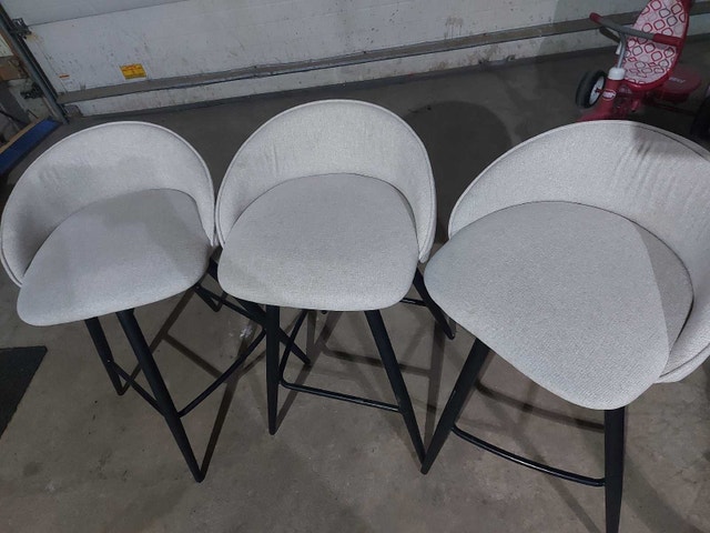Bouclair Bar Stools (Set of 3)