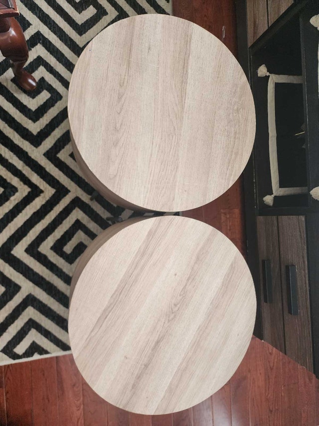 Round Side Tables (Set of 2) - photo 2