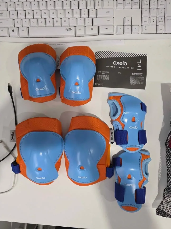Decathlon Oxelo Kids' Inline Skate Protection Set - photo 2