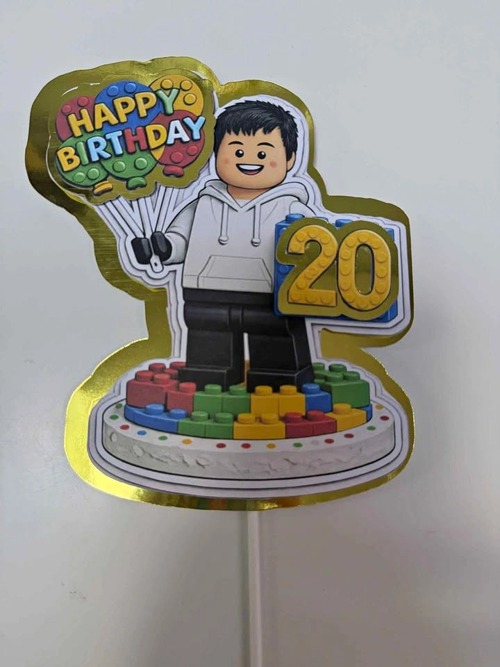 Birthday Cake Topper - Custom Made