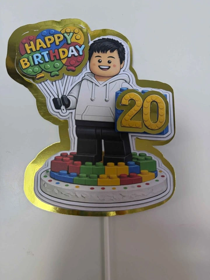 Birthday Cake Topper - Custom Made - photo 2