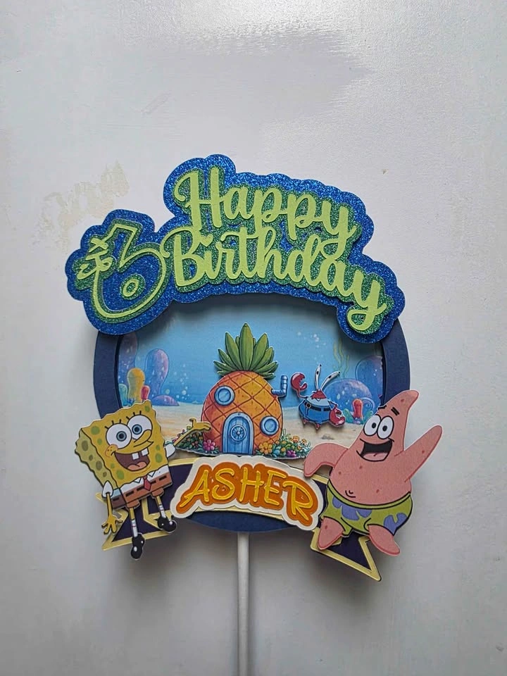 3D Cake Topper handmade homemade - photo 2