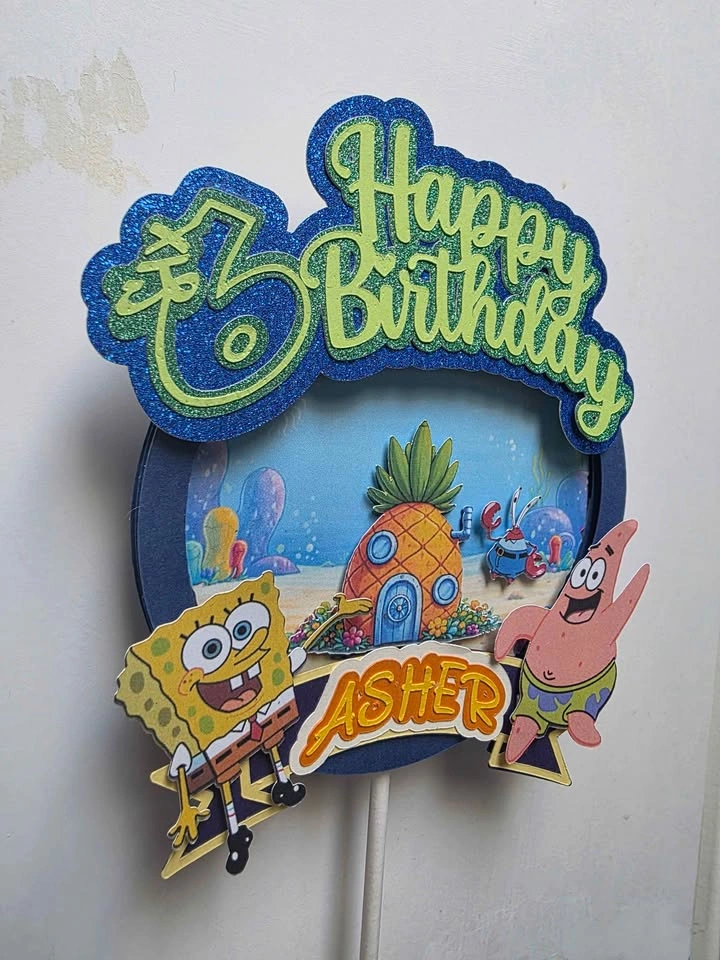3D Cake Topper handmade homemade - photo 3