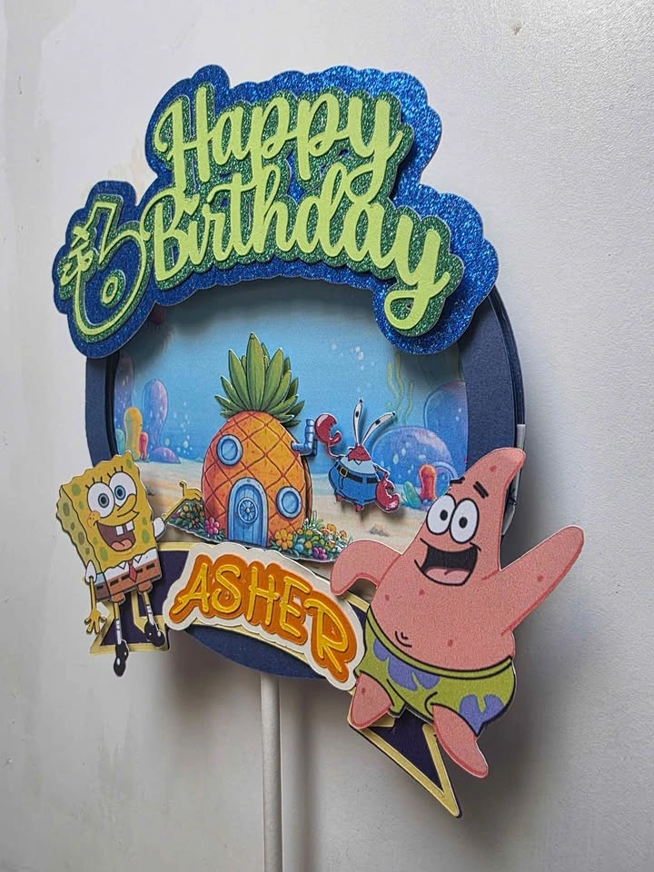 3D Cake Topper handmade homemade - photo 4