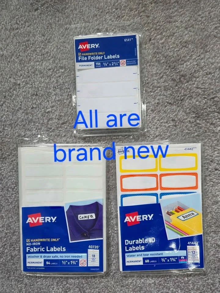 Avery Waterproof Permanent Labels - Clothing, Folder, Kids Gear - photo 2
