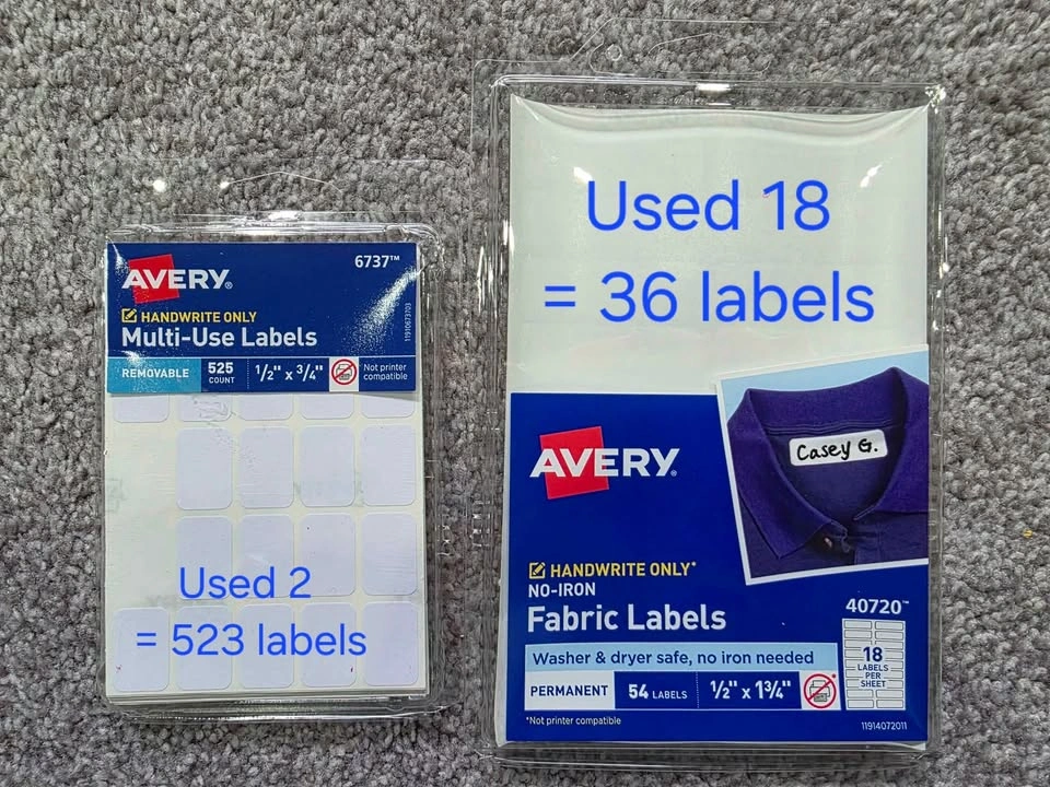 Avery Waterproof Permanent Labels - Clothing, Folder, Kids Gear - photo 3