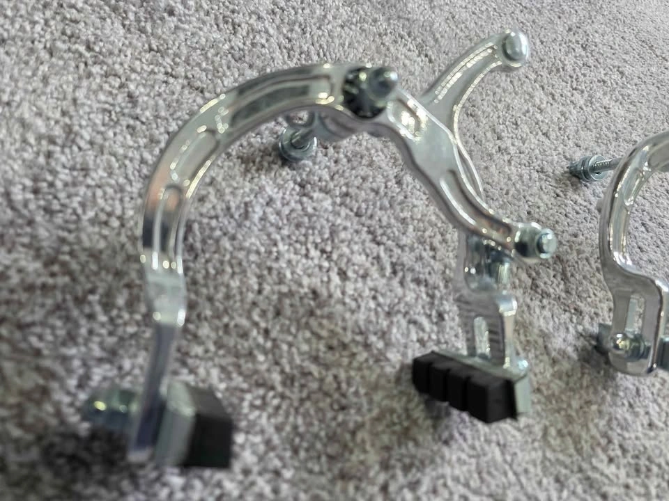 Super cycle long alloy bike brake caliper with brake pads 51mm - photo 2