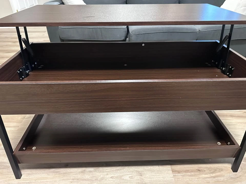 Lift-Top Coffee Table with Storage - photo 4