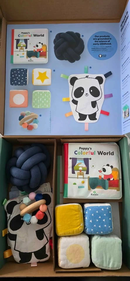 KiwiCo Panda Crate - Sense With Me + Travel With Me Playkits - photo 2