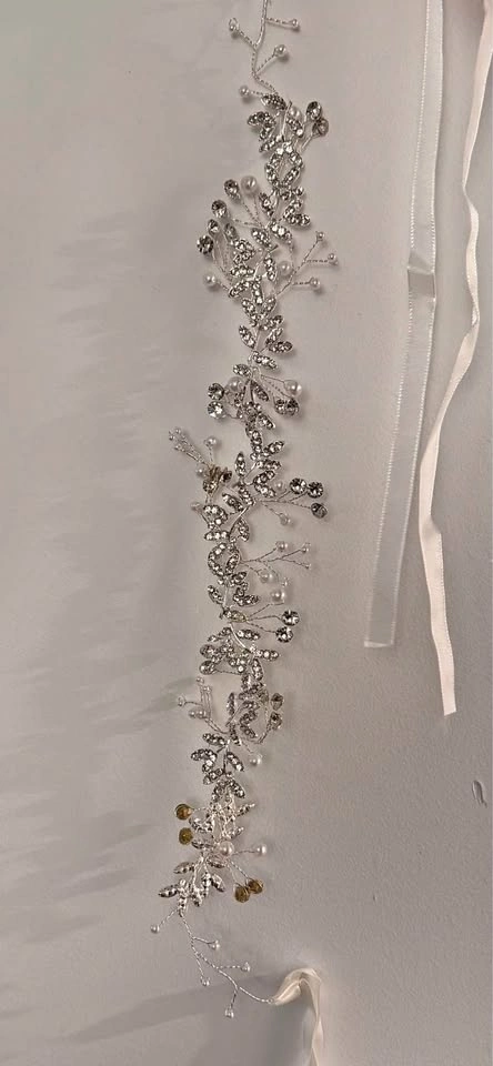Bridal Hair Vine or Waist Belt