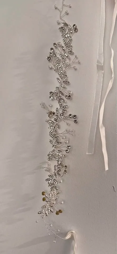 Bridal Hair Vine or Waist Belt