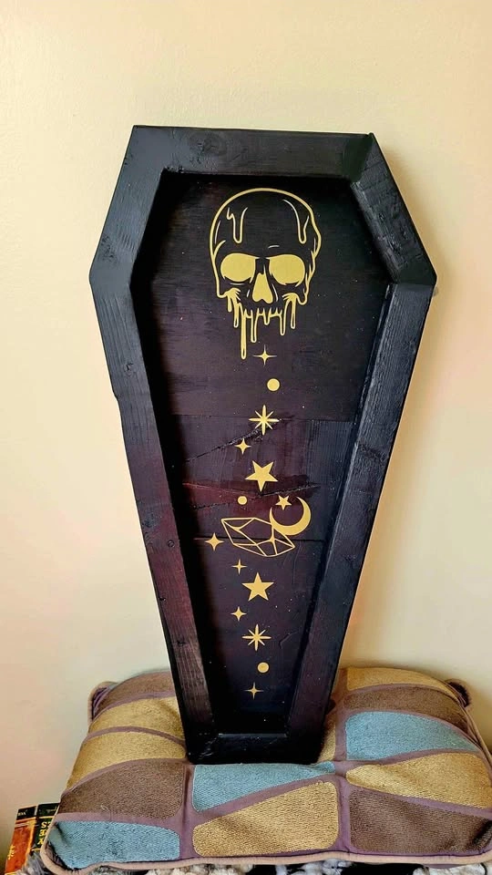 Custom Made Coffin Decor