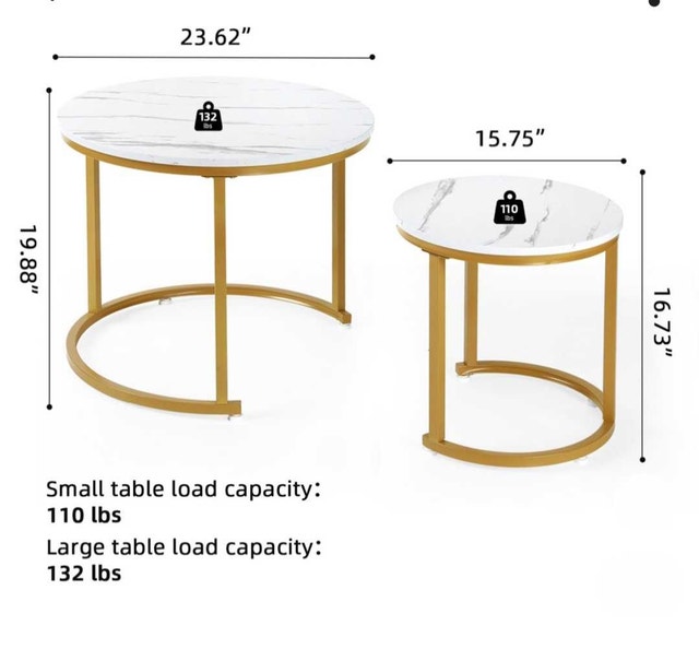 Nesting Coffee Tables - photo 3