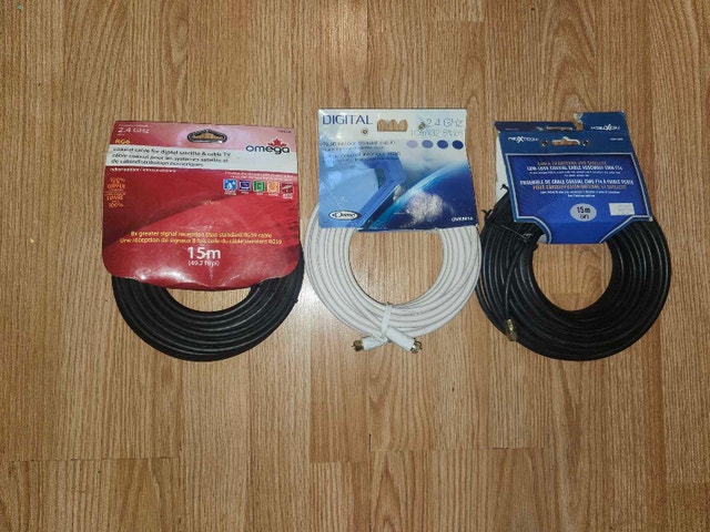 New RG6 Coaxial Cables